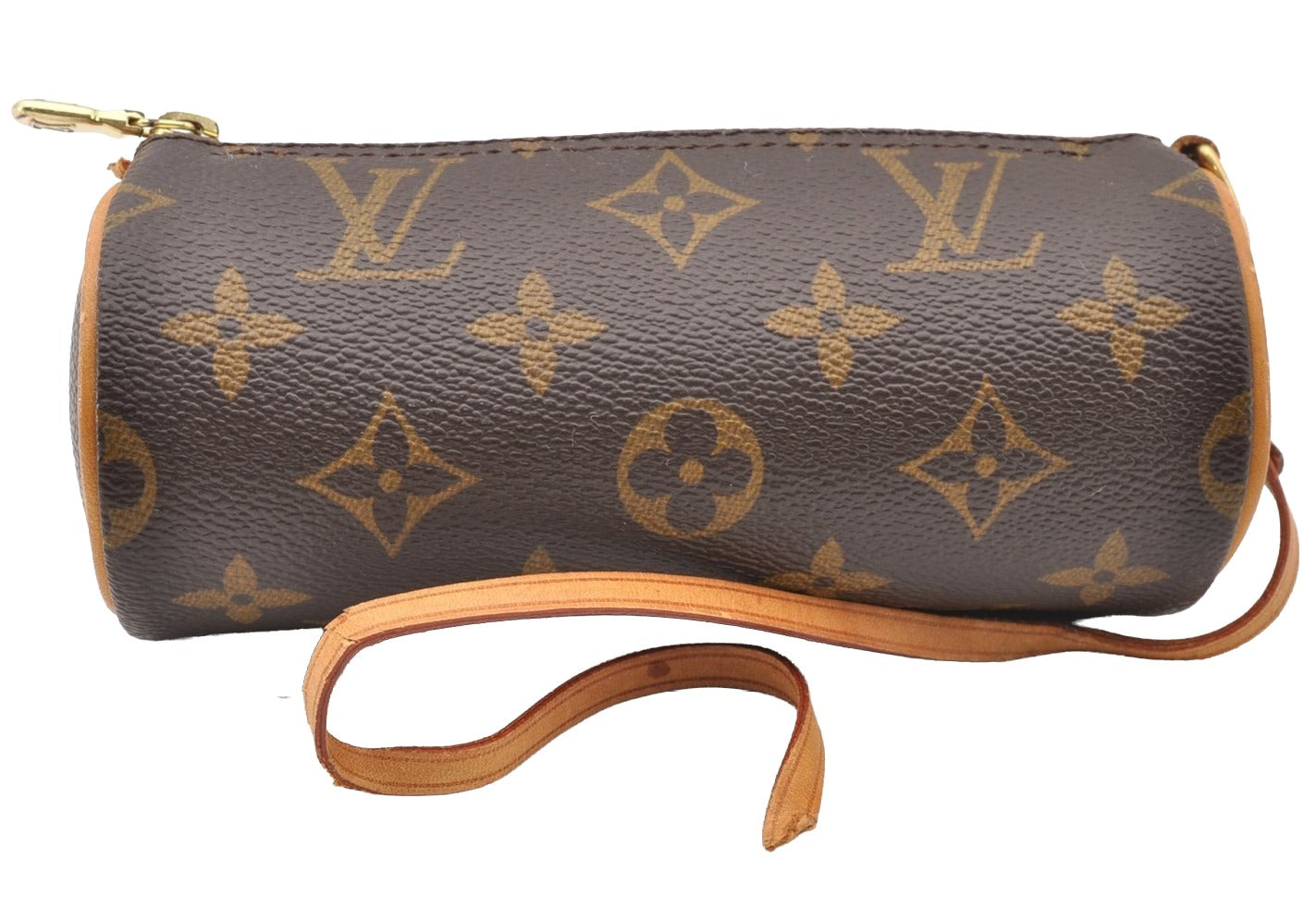 Authentic Louis Vuitton Monogram Papillon Pouch LV  7772I