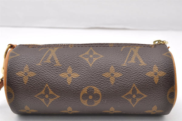 Authentic Louis Vuitton Monogram Papillon Pouch LV  7772I