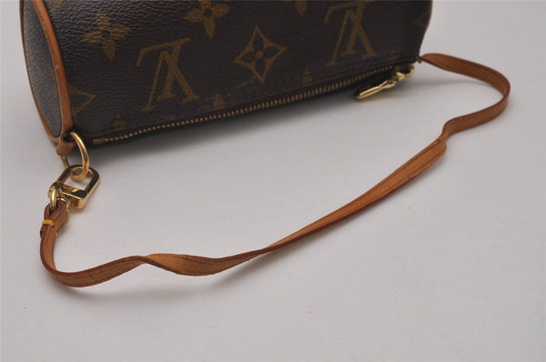 Authentic Louis Vuitton Monogram Papillon Pouch LV  7772I