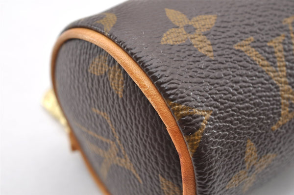 Authentic Louis Vuitton Monogram Papillon Pouch LV  7772I