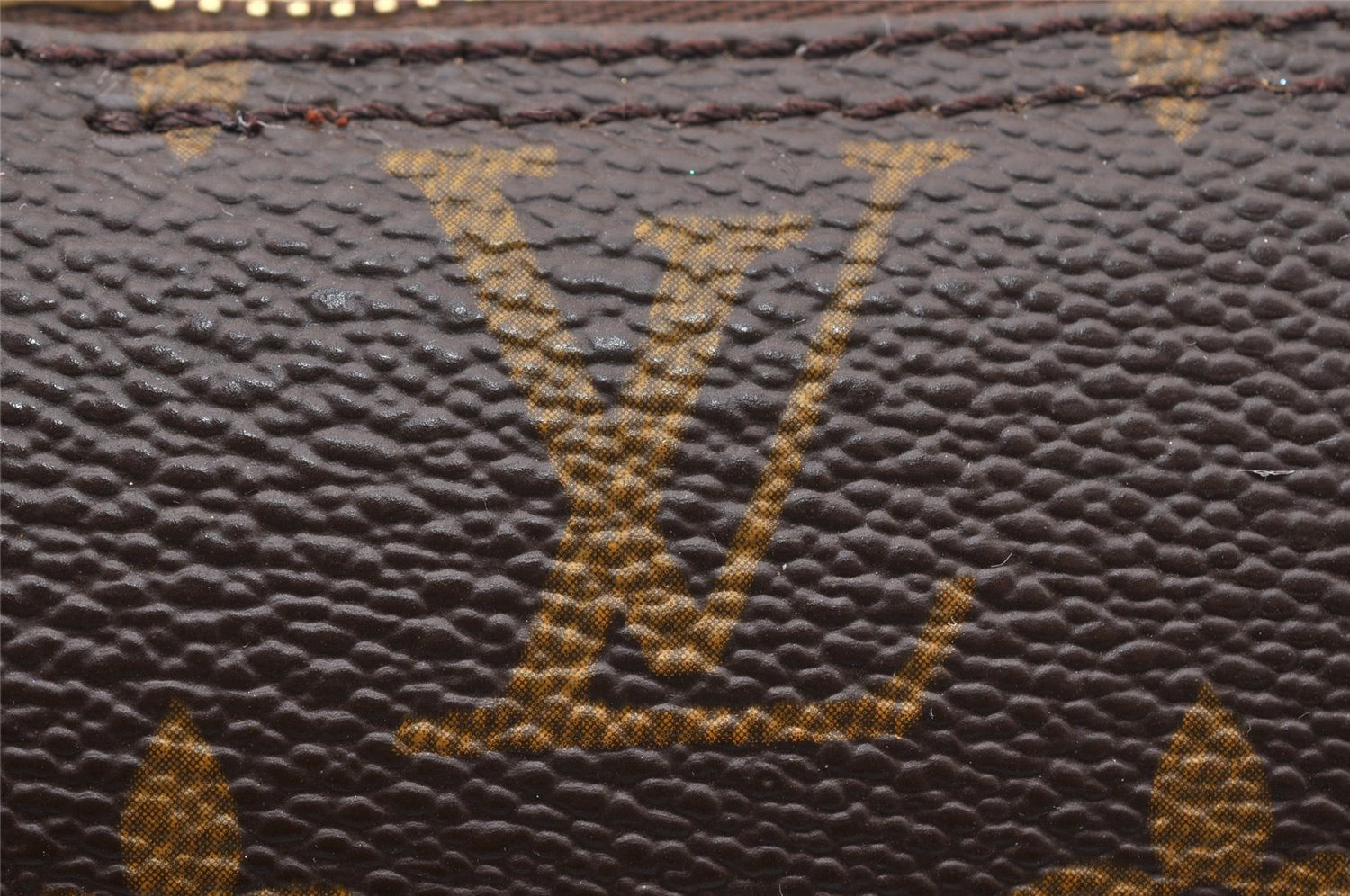 Authentic Louis Vuitton Monogram Papillon Pouch LV  7772I