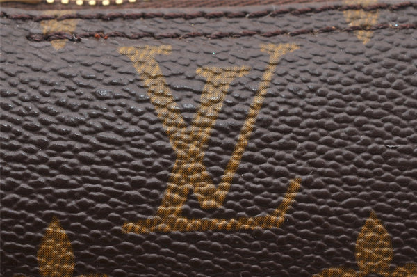 Authentic Louis Vuitton Monogram Papillon Pouch LV  7772I