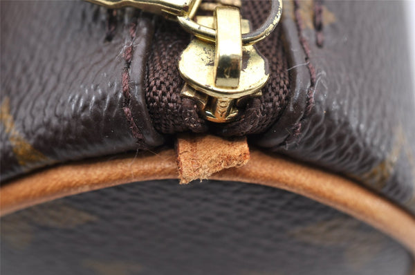 Authentic Louis Vuitton Monogram Papillon Pouch LV  7772I
