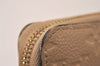 Authentic Louis Vuitton Monogram Empreinte Zippy Wallet Beige M61866 Box 7772J