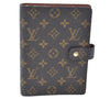 Authentic Louis Vuitton Monogram Agenda MM Notebook Cover R20004 LV 7773J