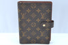 Authentic Louis Vuitton Monogram Agenda MM Notebook Cover R20004 LV 7773J