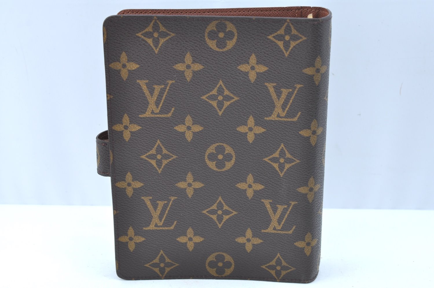 Authentic Louis Vuitton Monogram Agenda MM Notebook Cover R20004 LV 7773J