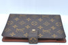 Authentic Louis Vuitton Monogram Agenda MM Notebook Cover R20004 LV 7773J
