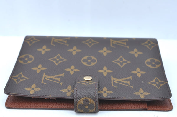 Authentic Louis Vuitton Monogram Agenda MM Notebook Cover R20004 LV 7773J