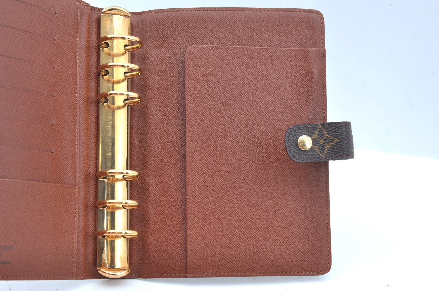 Authentic Louis Vuitton Monogram Agenda MM Notebook Cover R20004 LV 7773J