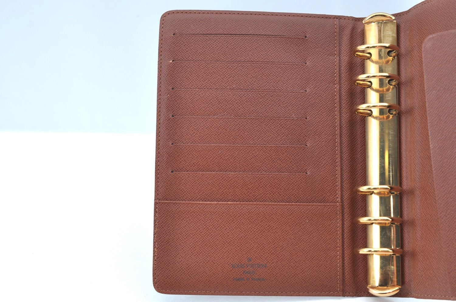 Authentic Louis Vuitton Monogram Agenda MM Notebook Cover R20004 LV 7773J