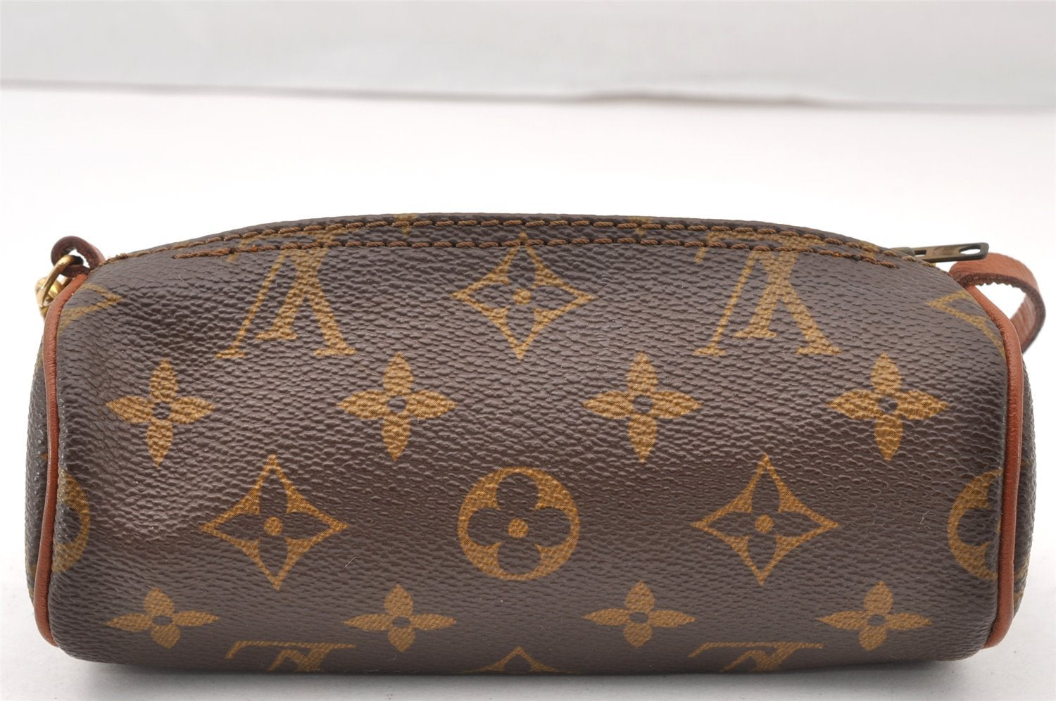 Authentic Louis Vuitton Monogram Papillon Pouch Old Model LV Junk 7774I