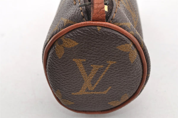 Authentic Louis Vuitton Monogram Papillon Pouch Old Model LV Junk 7774I