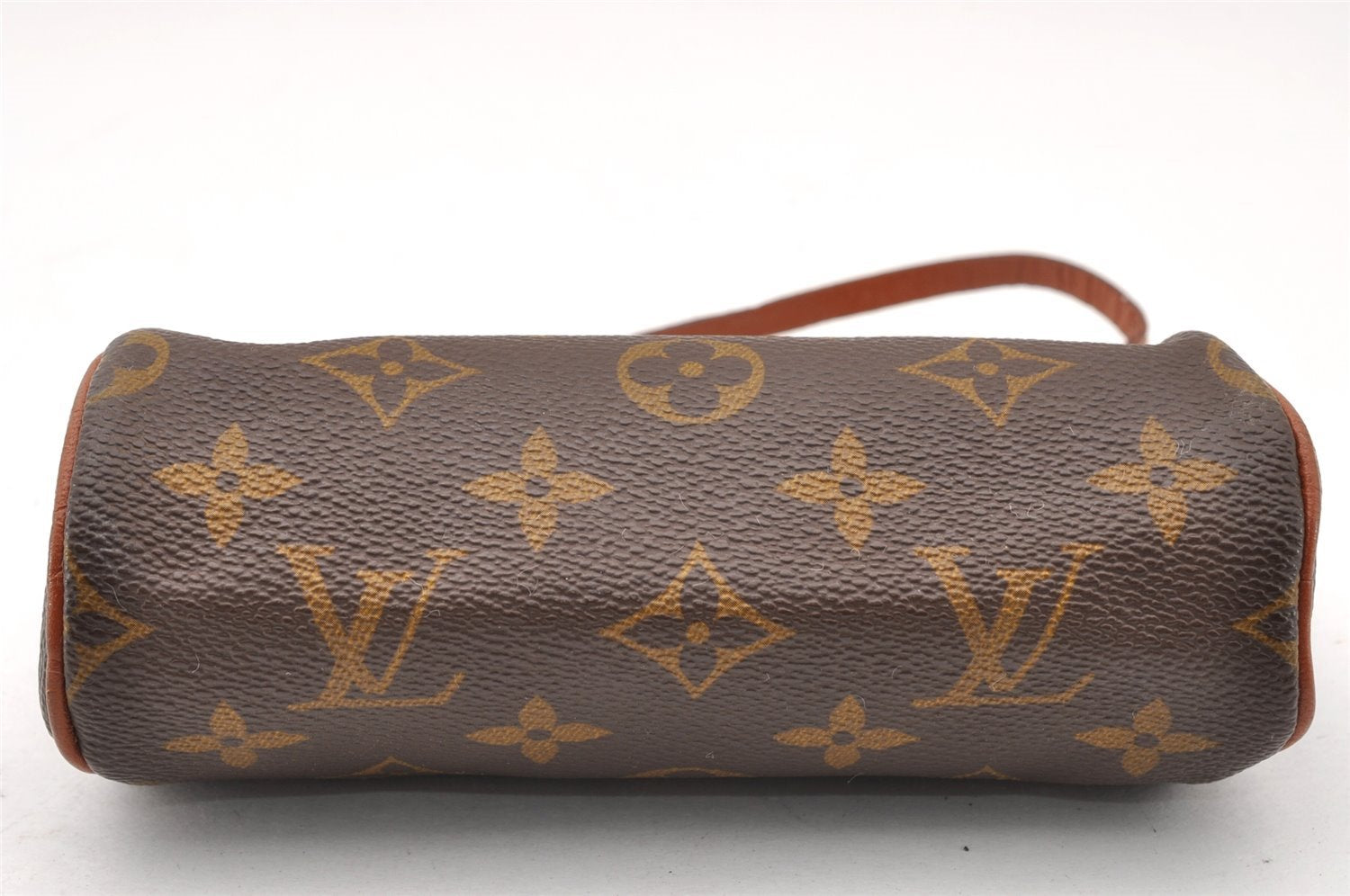 Authentic Louis Vuitton Monogram Papillon Pouch Old Model LV Junk 7774I