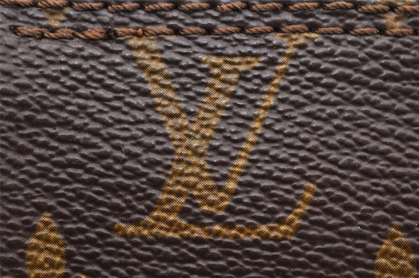 Authentic Louis Vuitton Monogram Papillon Pouch Old Model LV Junk 7774I