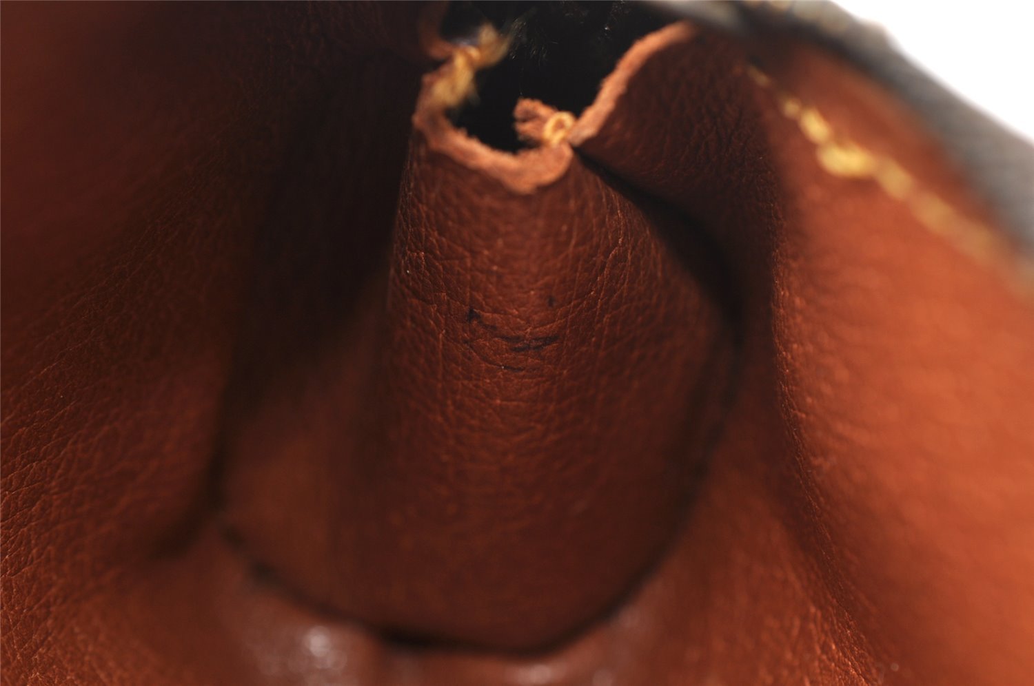 Authentic Louis Vuitton Monogram Papillon Pouch Old Model LV Junk 7774I