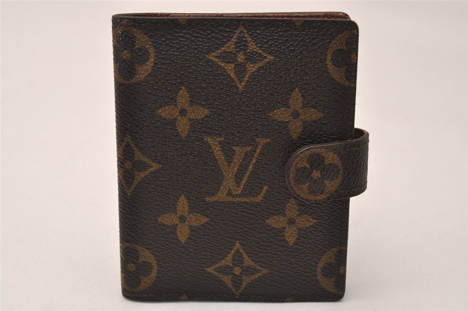 Authentic Louis Vuitton Monogram Agenda Mini Notebook Cover R20007 LV 7774J