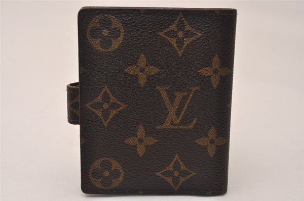 Authentic Louis Vuitton Monogram Agenda Mini Notebook Cover R20007 LV 7774J