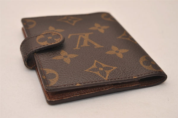 Authentic Louis Vuitton Monogram Agenda Mini Notebook Cover R20007 LV 7774J