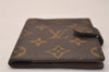 Authentic Louis Vuitton Monogram Agenda Mini Notebook Cover R20007 LV 7774J