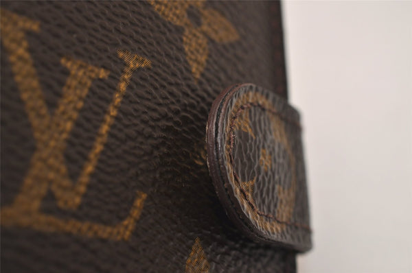 Authentic Louis Vuitton Monogram Agenda Mini Notebook Cover R20007 LV 7774J