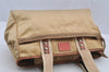 Authentic COACH Hamptons Weekend Tote Bag Nylon Leather 10663 Beige 7775I