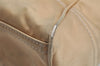 Authentic COACH Hamptons Weekend Tote Bag Nylon Leather 10663 Beige 7775I