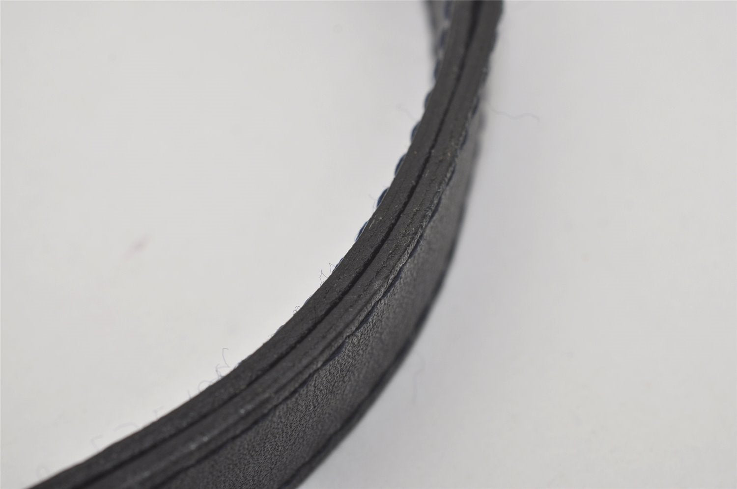 Authentic Christian Dior Trotter Shoulder Hand Bag Canvas Leather Blue 7776I