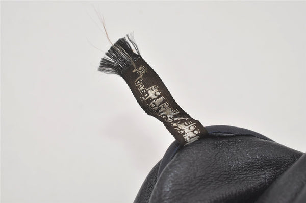 Authentic Christian Dior Trotter Shoulder Hand Bag Canvas Leather Blue 7776I