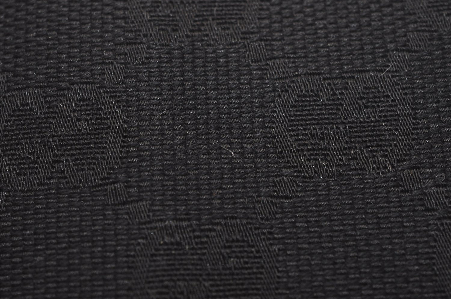 Authentic GUCCI Vintage Card Pass Case Purse GG Canvas Leather 04009 Black 7777J