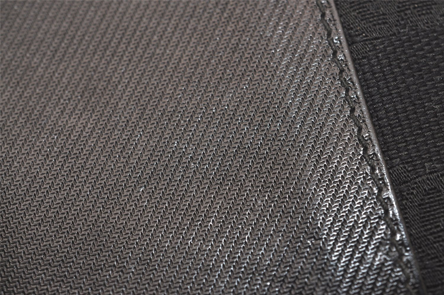 Authentic GUCCI Vintage Card Pass Case Purse GG Canvas Leather 04009 Black 7777J