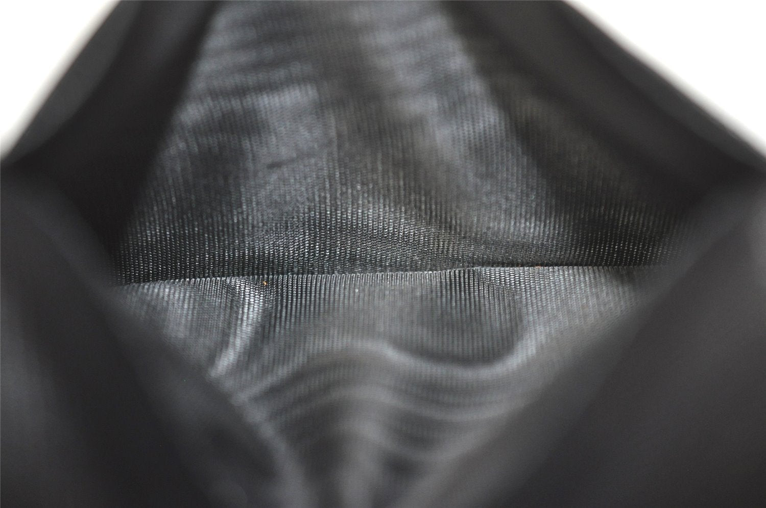 Authentic GUCCI Vintage Card Pass Case Purse GG Canvas Leather 04009 Black 7777J