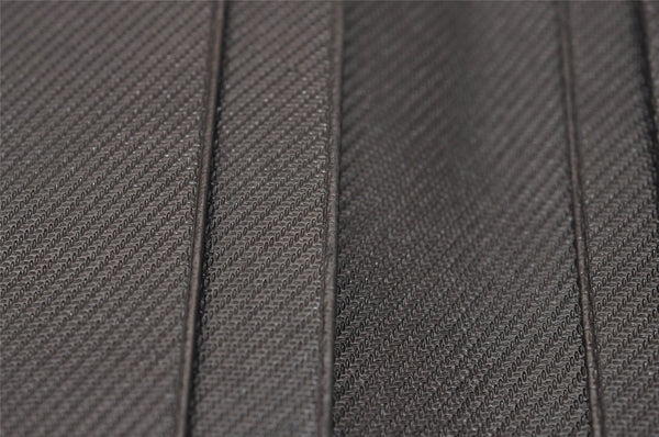 Authentic GUCCI Vintage Card Pass Case Purse GG Canvas Leather 04009 Black 7777J