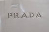 Authentic PRADA Vintage Leather Nappa Shoulder Tote Bag White 7779I