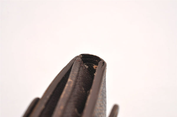 Auth Louis Vuitton Damier Porte Monnaie Billet Carte Credit N61652 Wallet 7781I