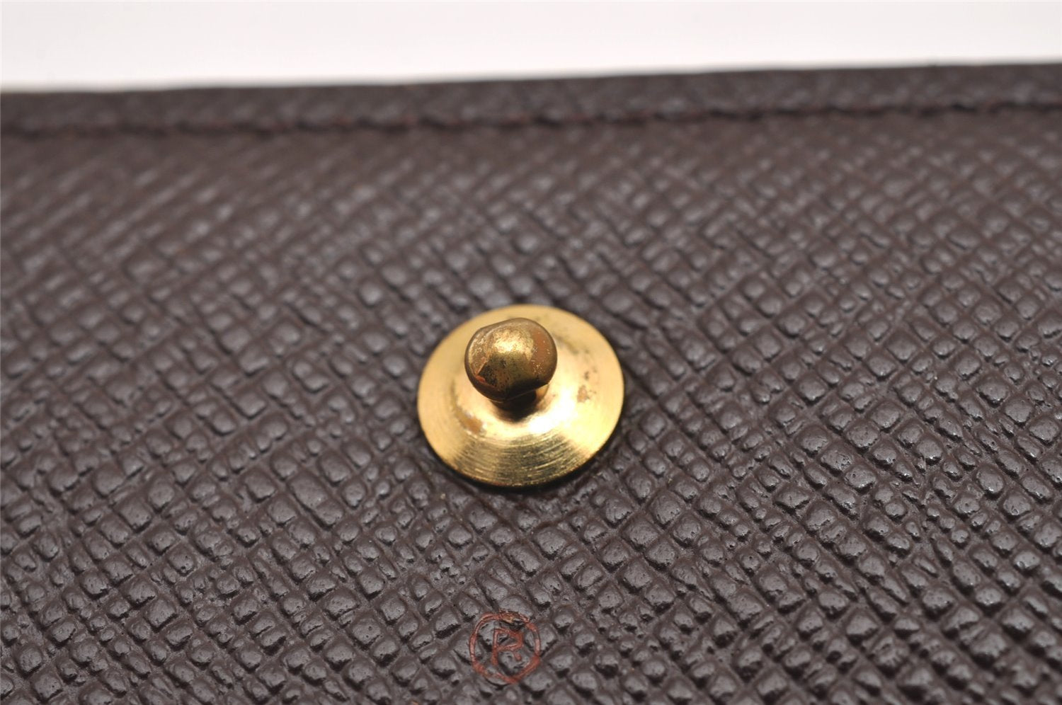 Auth Louis Vuitton Damier Porte Monnaie Billet Carte Credit N61652 Wallet 7781I