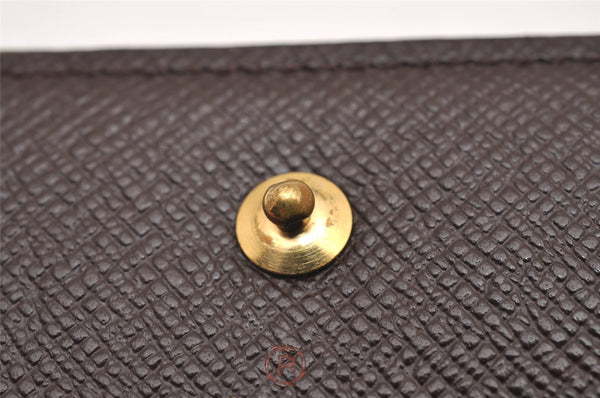 Auth Louis Vuitton Damier Porte Monnaie Billet Carte Credit N61652 Wallet 7781I