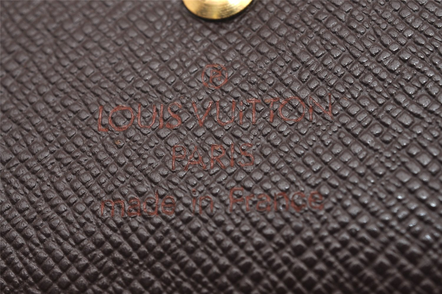 Auth Louis Vuitton Damier Porte Monnaie Billet Carte Credit N61652 Wallet 7781I