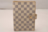 Authentic Louis Vuitton Damier Azur Agenda MM Notebook Cover R20707 LV 7781J