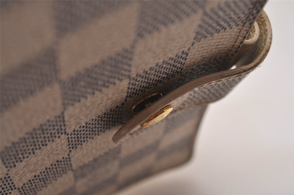 Authentic Louis Vuitton Damier Azur Agenda MM Notebook Cover R20707 LV 7781J