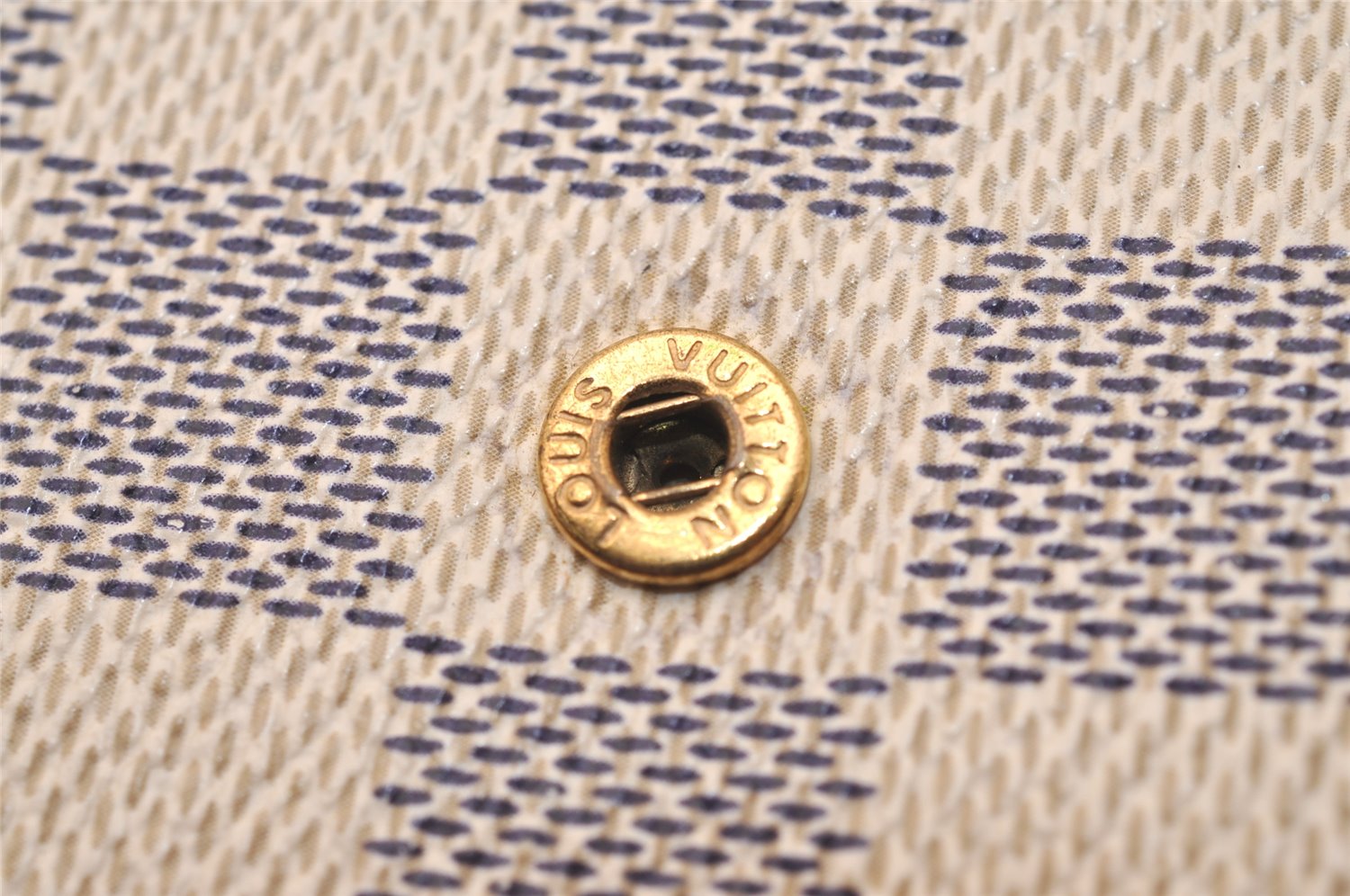 Authentic Louis Vuitton Damier Azur Agenda MM Notebook Cover R20707 LV 7781J