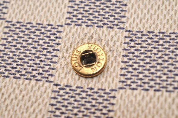 Authentic Louis Vuitton Damier Azur Agenda MM Notebook Cover R20707 LV 7781J