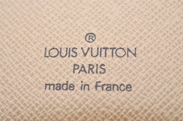 Authentic Louis Vuitton Damier Azur Agenda MM Notebook Cover R20707 LV 7781J