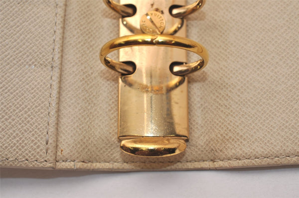 Authentic Louis Vuitton Damier Azur Agenda MM Notebook Cover R20707 LV 7781J