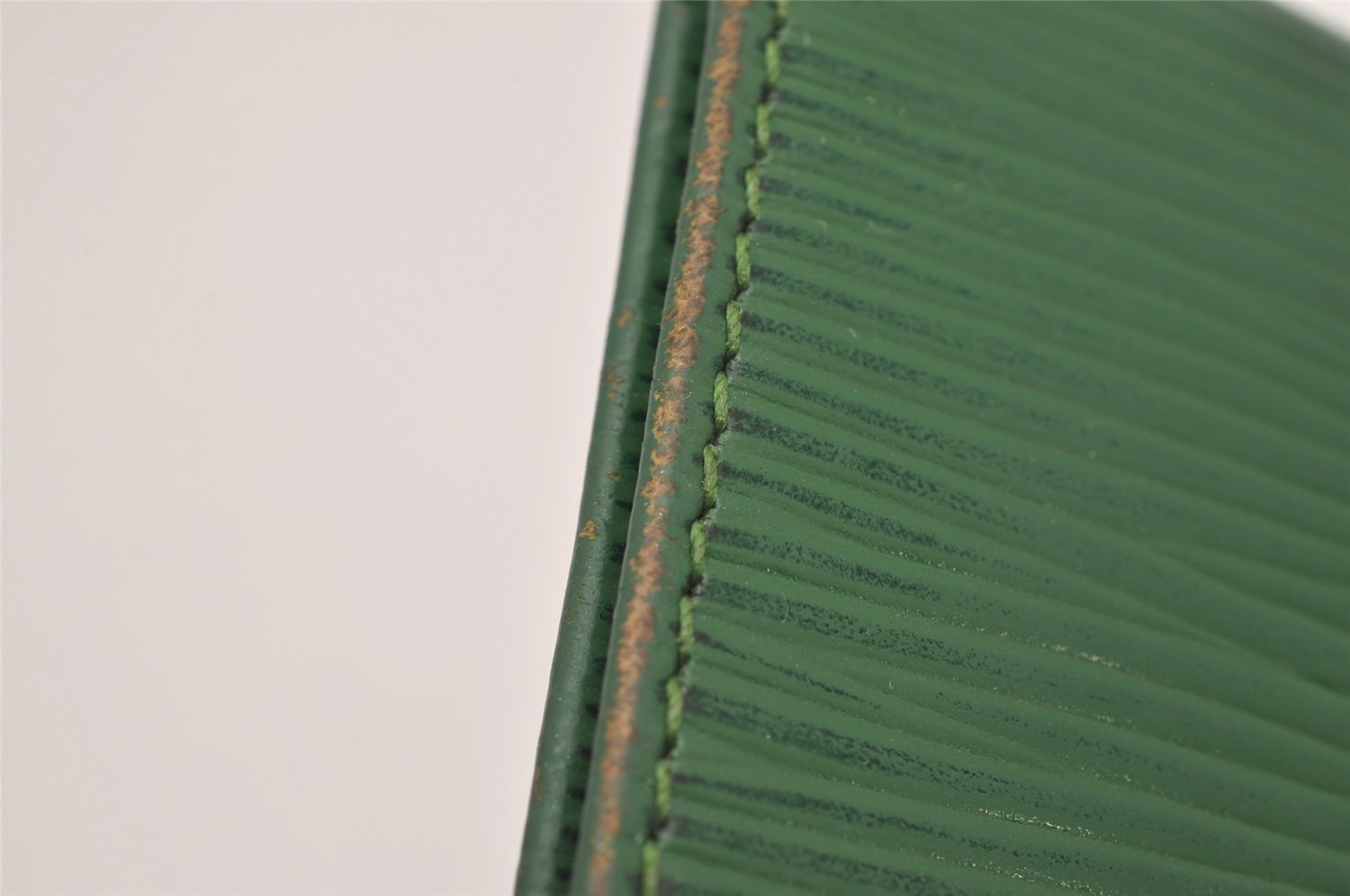 Authentic Louis Vuitton Epi Porte 2 Cartes Vertical Card Case M63204 Green 7782I