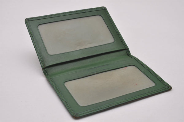 Authentic Louis Vuitton Epi Porte 2 Cartes Vertical Card Case M63204 Green 7782I