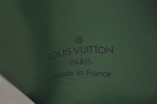 Authentic Louis Vuitton Epi Porte 2 Cartes Vertical Card Case M63204 Green 7782I