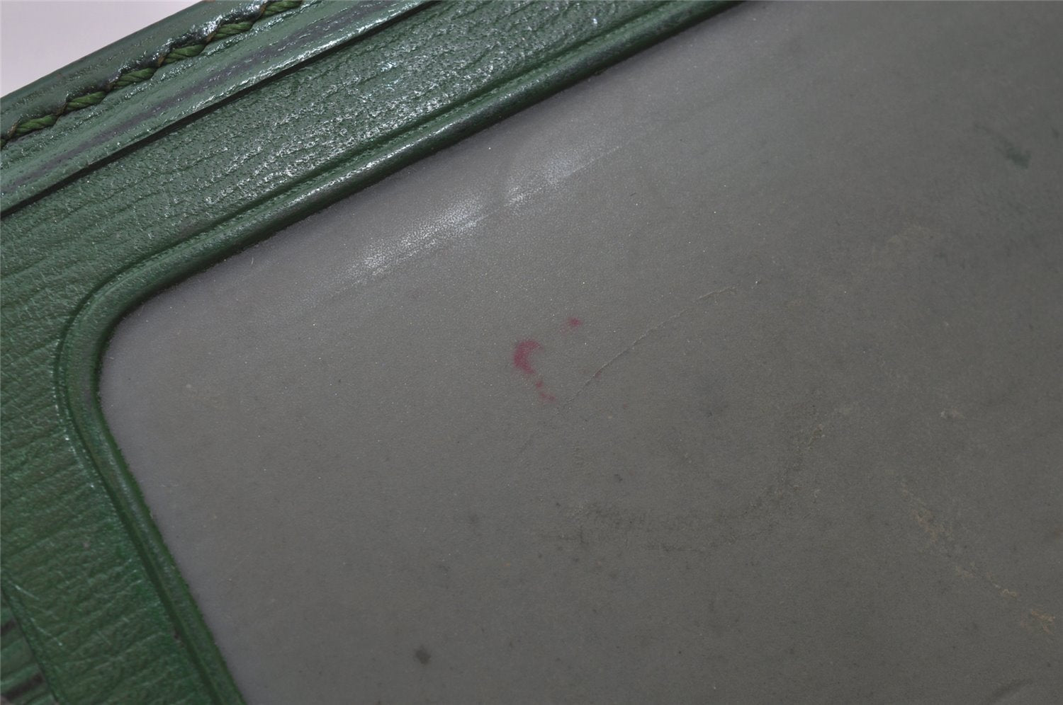 Authentic Louis Vuitton Epi Porte 2 Cartes Vertical Card Case M63204 Green 7782I