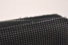 Authentic HERMES Her Line Purse GM Zip Long Wallet Nylon Leather Gray 7783J