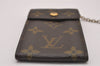 Authentic Louis Vuitton Monogram Porte Cles Badge Key Case Pouch M60048 LV 7786I